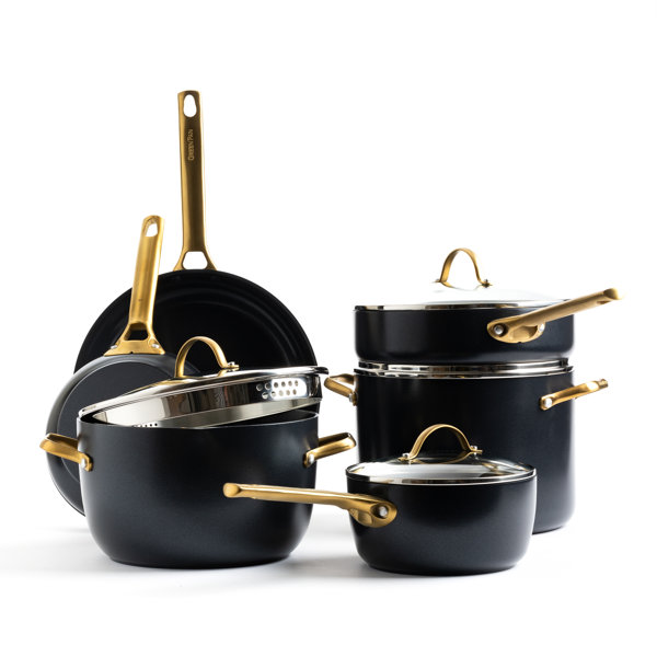 stainless steel non stick pot set
